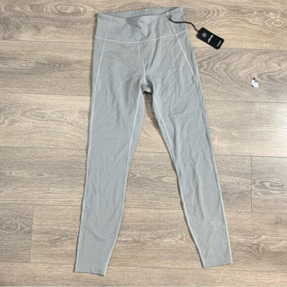 Allbirds Natural Leggings Midrise Compressive Skinny ankle Tights Gray Gust Sz S - Picture 7 of 16